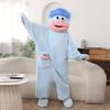 Unisex Jumpsuit Kostüm Set Mit Schuhen Und Kamm Styling-Accessoire Perfekt Für Foto-Requisiten Und Themen-Feiern