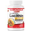 Nutridom Sunflower Lecithin 1200mg 120 Softgels Sunflower Seed-Derived Lecithin Liver Health Cell Membrane Support Canada 1 Pcs 120 Tablets