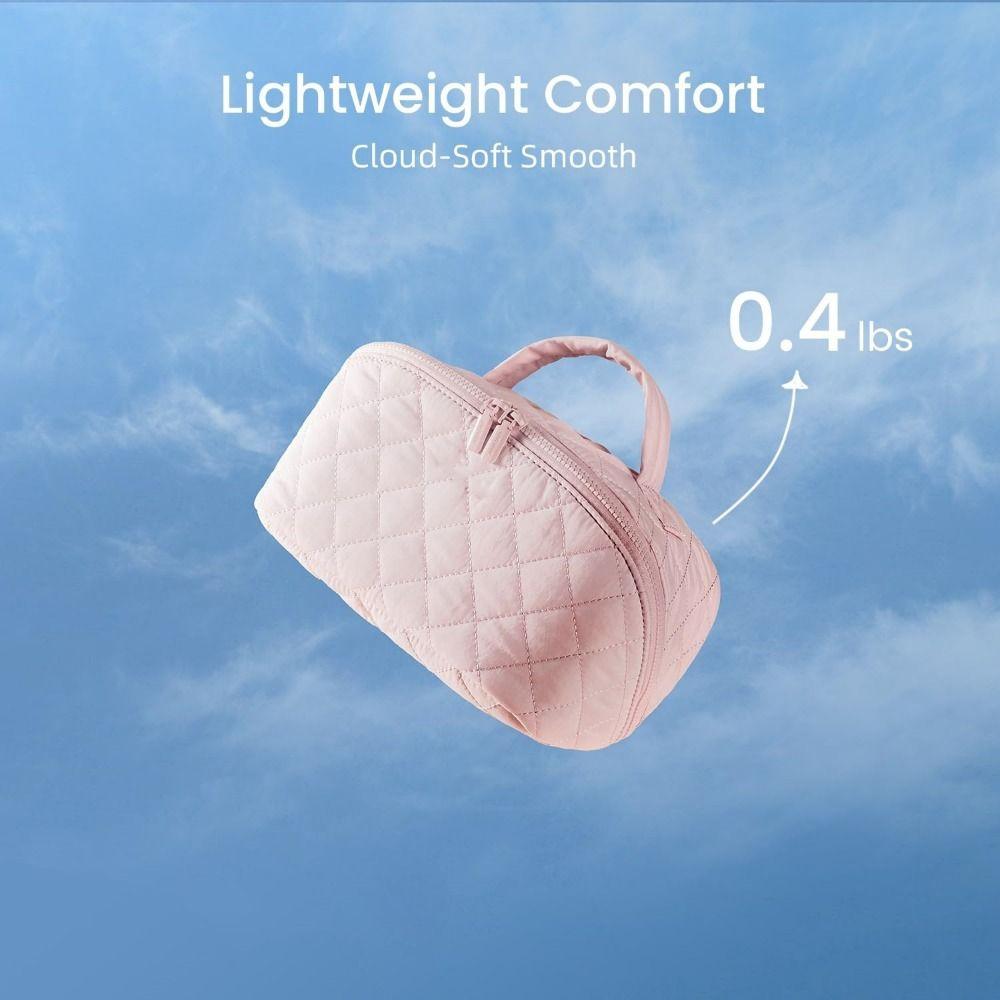 Large Capacity Handheld Cosmetic Bag Multiple Pockets Wash Bag Make Up Pouch Bag  Toiletries