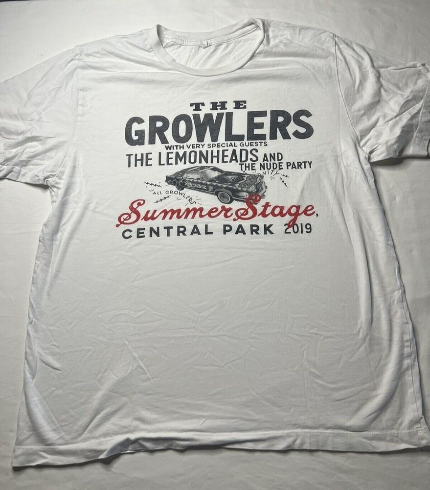 The Growlers Band Music Concert White T-Shirt Cotton Unisex 2019 Lemonheads Unisex T-Shirt L