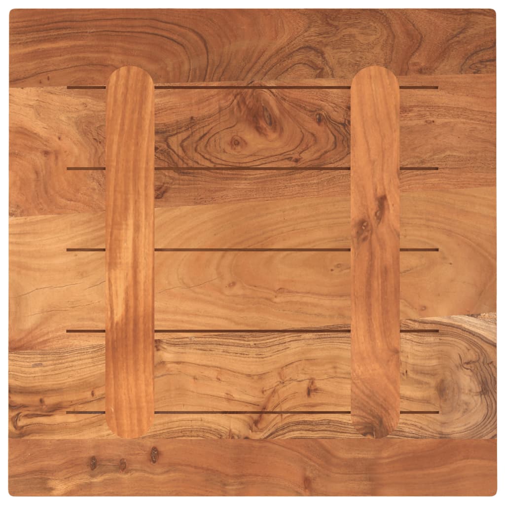 Vidaxl Blat Stołu, 60X60X2,5 Cm, Kwadratowy, Lite Drewno Akacjowe