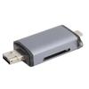 OTG Card Reader USB3.0 TypeC SD TF 6in1 Adapter with Hub 2Head Phone Computer Accessories
