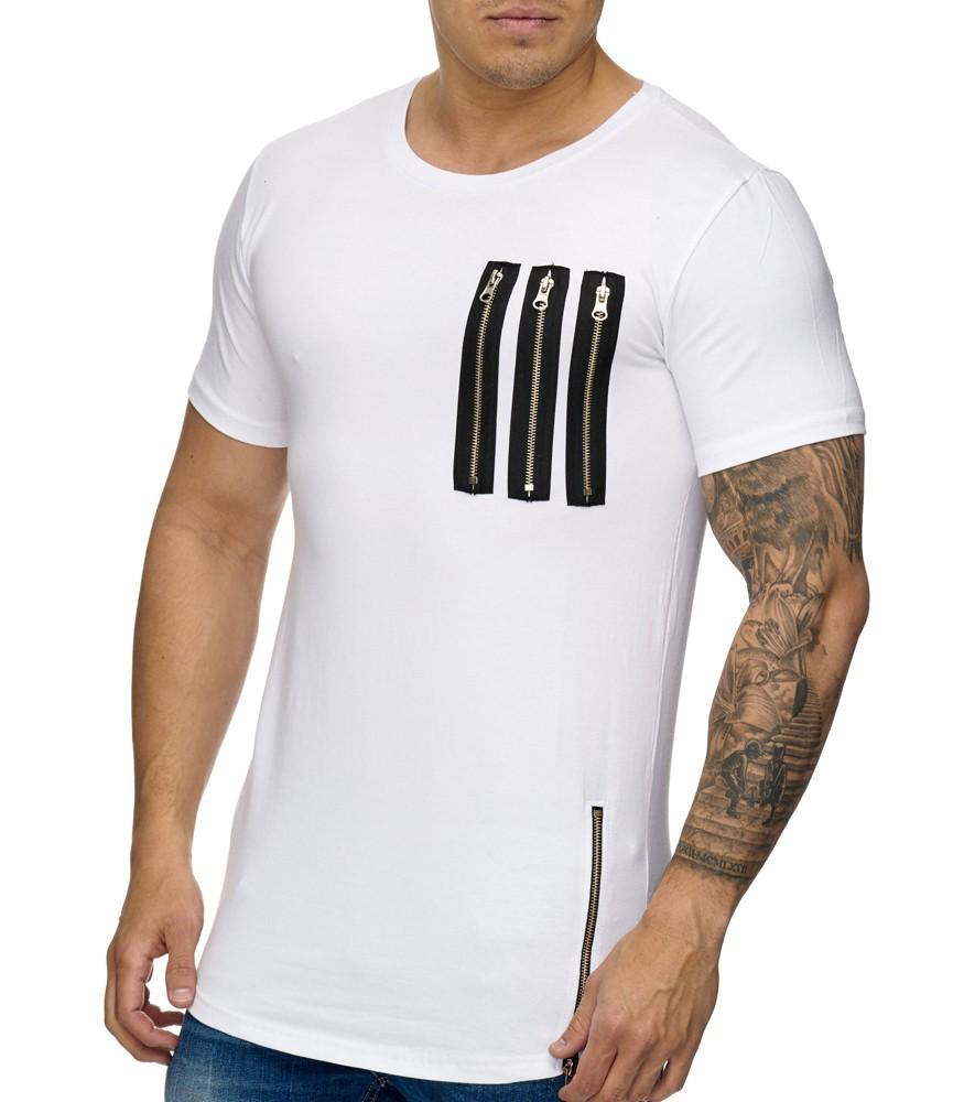 

Модная футболка оверсайз M948 белая футболка