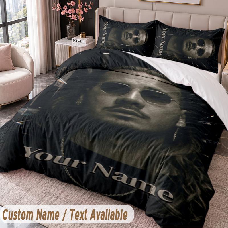 Custom Name Text 3Pcs Bedding Set Apache 207 Duvet Cover And Two Pillowcases