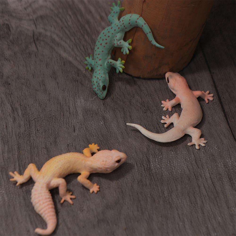 Gecko Prank Props Figure Animal Toys Animal Figurines Lizards Action Model  Party Gift