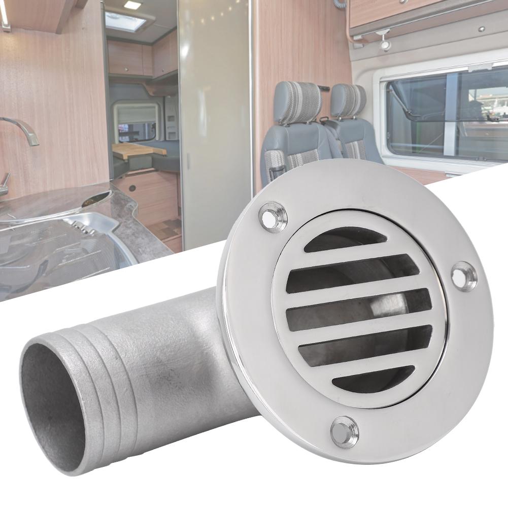 Boat Bend Floor Drain 316 Stainless Steel Marine Water Draining Device Hardware Accessor