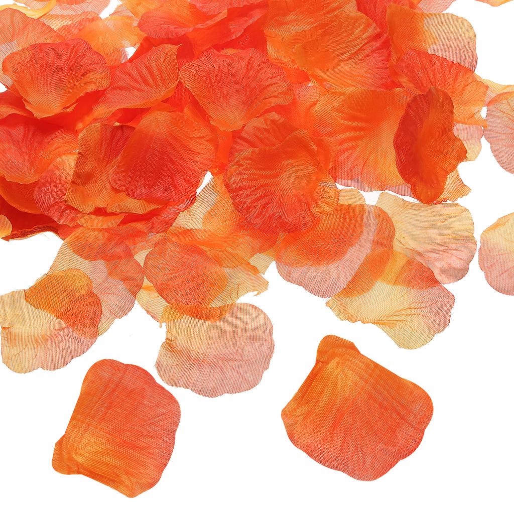 1000Pcs Artificial Rose Petals Fake Flowers Silk Petal Decoration Supplies for Romantic Night Wedding Party Event Decor