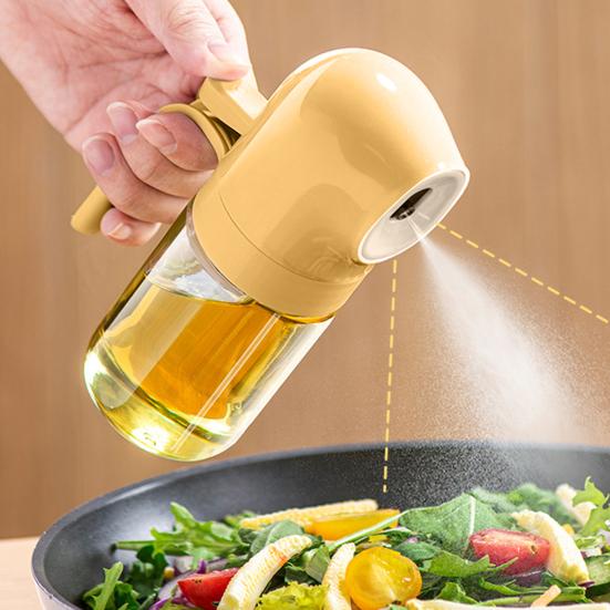 180ML/250ML Olive Oil Sprayer Food-grade Kitchen Bottle Glass Oil Spray Leak-proof Reusable Oil Dispenser