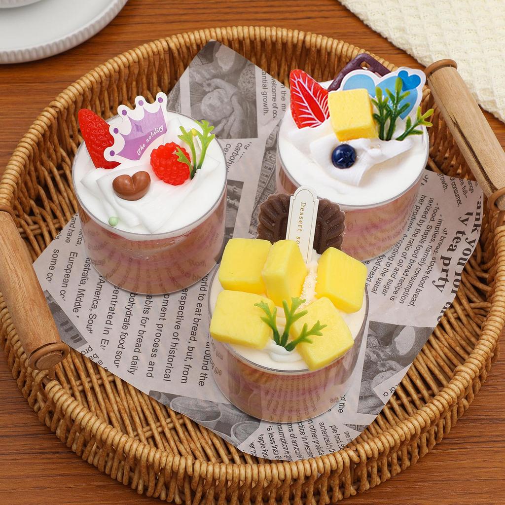 Simulation Fruit Cream Cake Model - Dessert Display Ornament