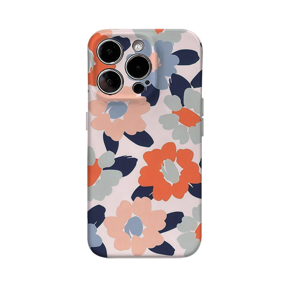 

Pastel Floral Phone Case for IPhone 16 15 14 13 12 11 X XS XR XSMAX 7 8 Pro Max Plus Double-layer Back Cover IPHONEXSMAX