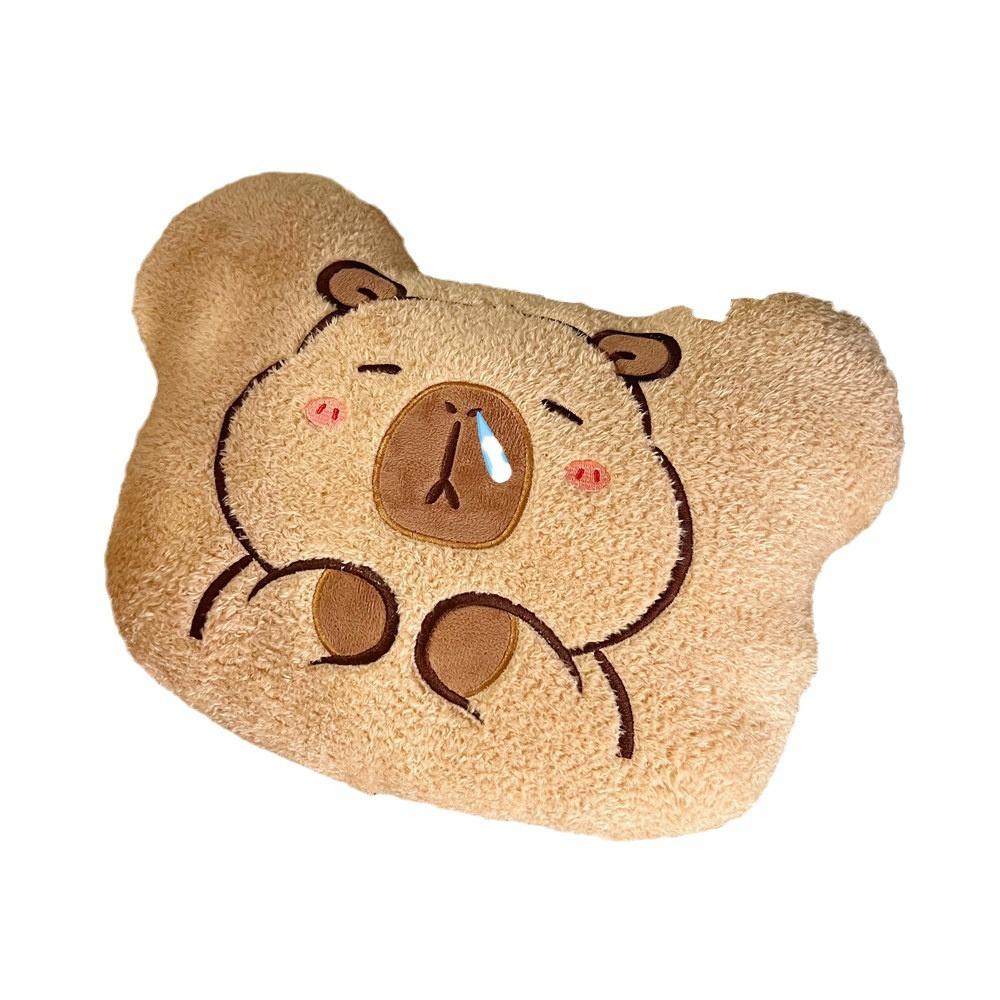 Cartoon Cute Kapibala Cloud Capybara Pillow Guinea Pig Plush Toy Doll Girl Sofa Pillow Cushion