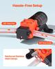 Water Pressure Pump, 12V DC 1.2 GPM (4.5 L/min), 2-Chamber Self-Priming Diaphragm Water Pump with 2 Hose Clamps, 80 PSI Max Pressure, Quiet Operation,