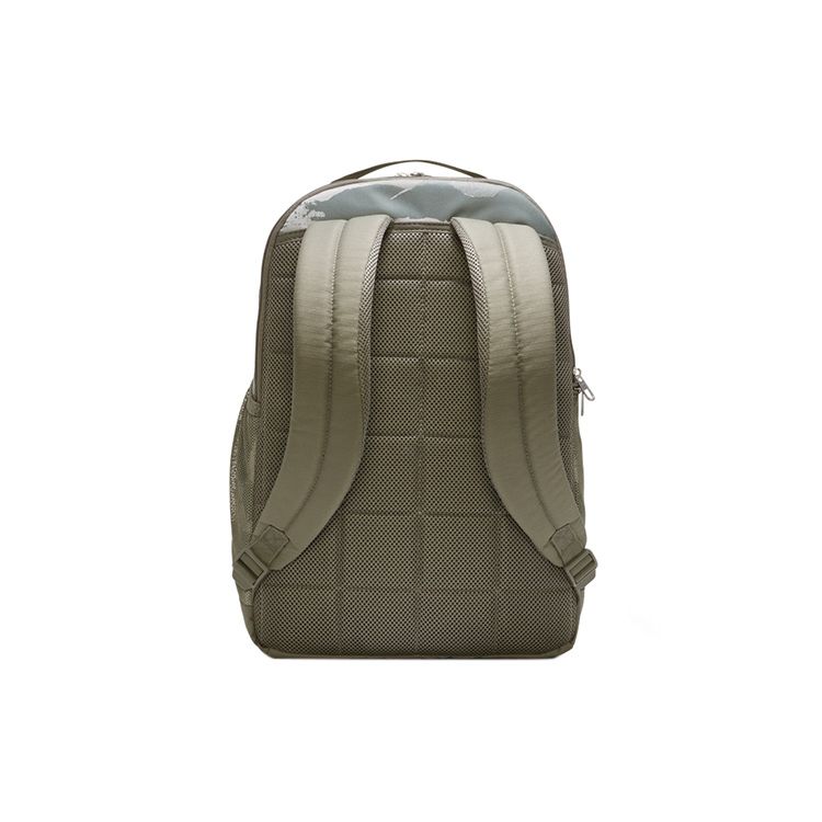 Nike Printed Training Zipper Fabric Backpack Unisex Backpacks Light-Green Gray CU9650-320