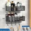 LIEI Suction Cup Wall-Mounted Bathroom Shelf