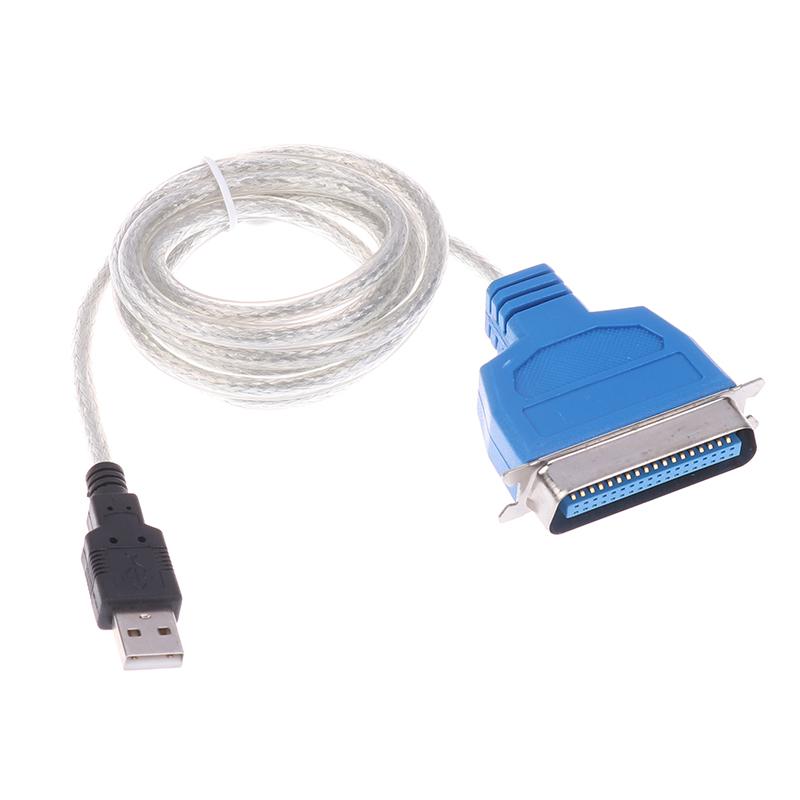 Usb 2.0 Type A To Centronics Parallel 36Pin Port Adapter Ieee 1284 Cb-Cn36 Printer Cable For Computer Laptop Pc Lead Print