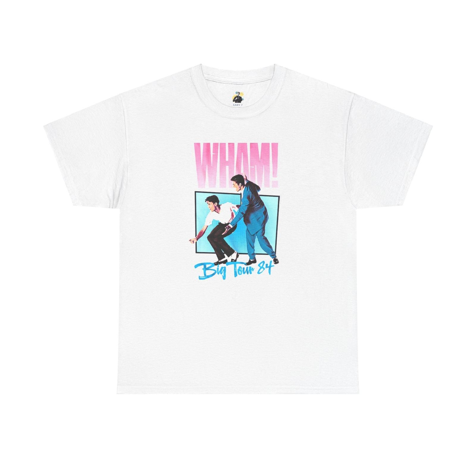 WHAM 1984 tour copy Unisex Heavy Cotton Tee S