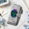 Gothic Demon Pattern Long Wallet Fashion Casual Card Holder Large Capacity Portable Purse for Daily Use