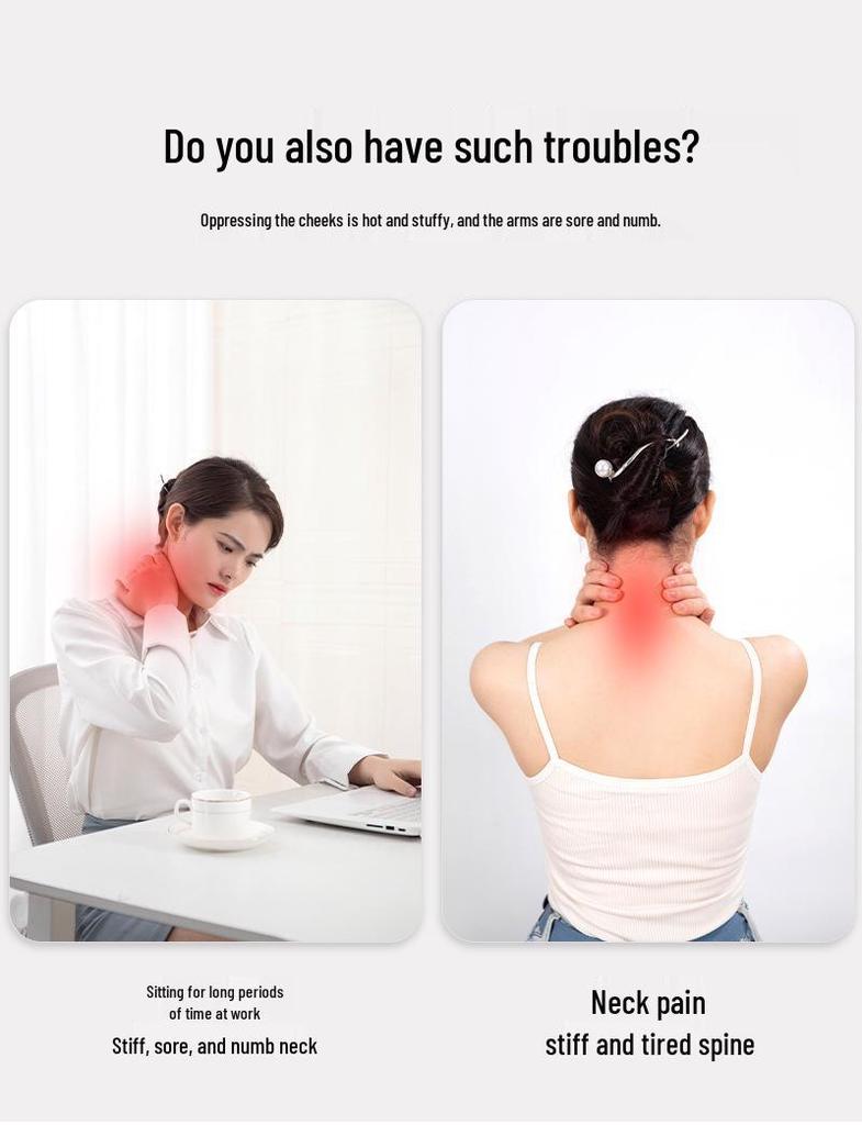 Memory Foam Face-Down Salon Pillow for Massage Beds