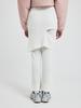 Ce Yeon Skirt Layered Bootcut Leggings Pants (Fleece)
