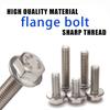 132pcs Stainless Steel Hexagonal Flange Bolt and Nut Set, M5, M6, M8 Flange Bolts and Nuts, Flange Plate, for DIY Projects.
