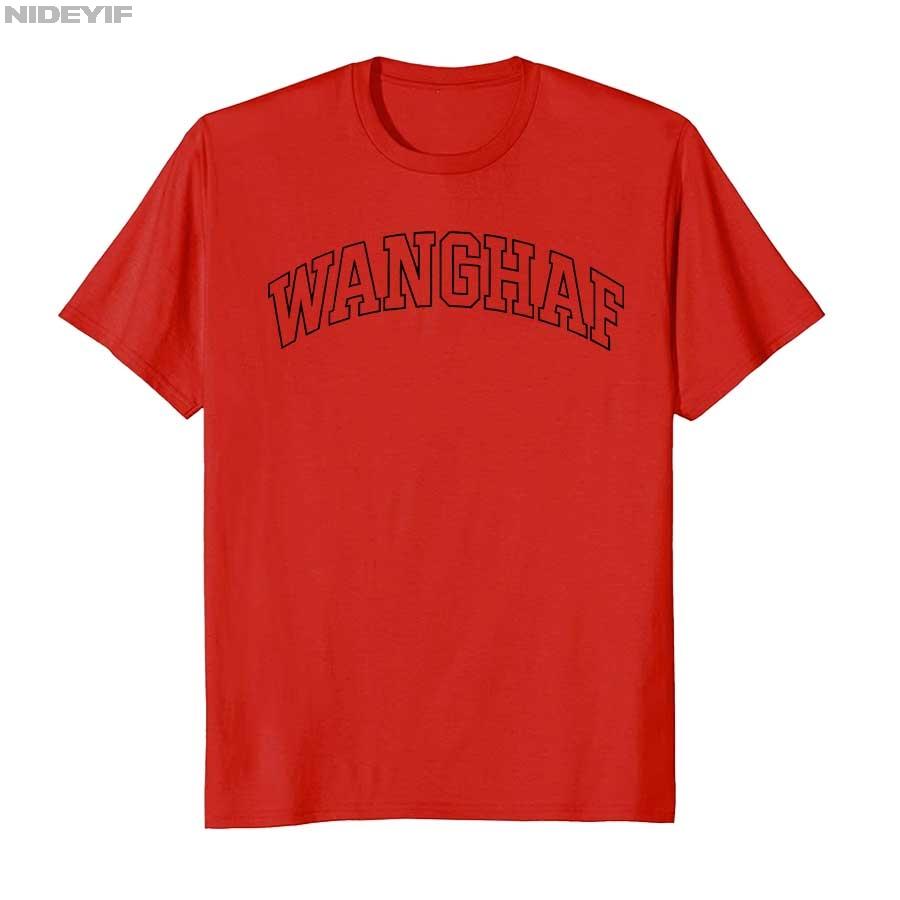 WANGHAF T-shirt For Men Women 100% Cotton T Shirts Short Sleeve Tops 0928-1