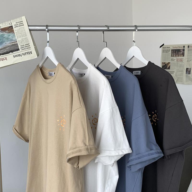 Men Summer Short Sleeve Casual Animal Cat Printed Street Hip Pop Style T Shirt Top