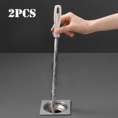1/2pcs Super Lungo Tubo di Dragaggio Spazzola Bagno Capelli Fogna Lavello Spazzola di Pulizia Flessibile di Scarico Cleaner Clog Foro di Spina strumento di rimozione