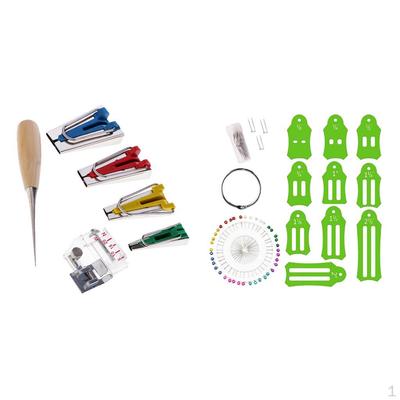 Kit Set Taglia Biais Jelly Roll Per Cucito Fai da Te Quilting Piegatura Strisce
