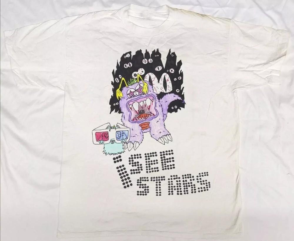 

i SEE STARS Band Collection Gift for Fans S to 5XL White T-shirt Unisex T-Shirt XXXXL