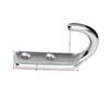 2pcs Heavy Duty 316 Stainless Steel Wall Hooks Screw Mount Rust Proof Wall Hanger Corrosion Resistant J-Type Hooks Home