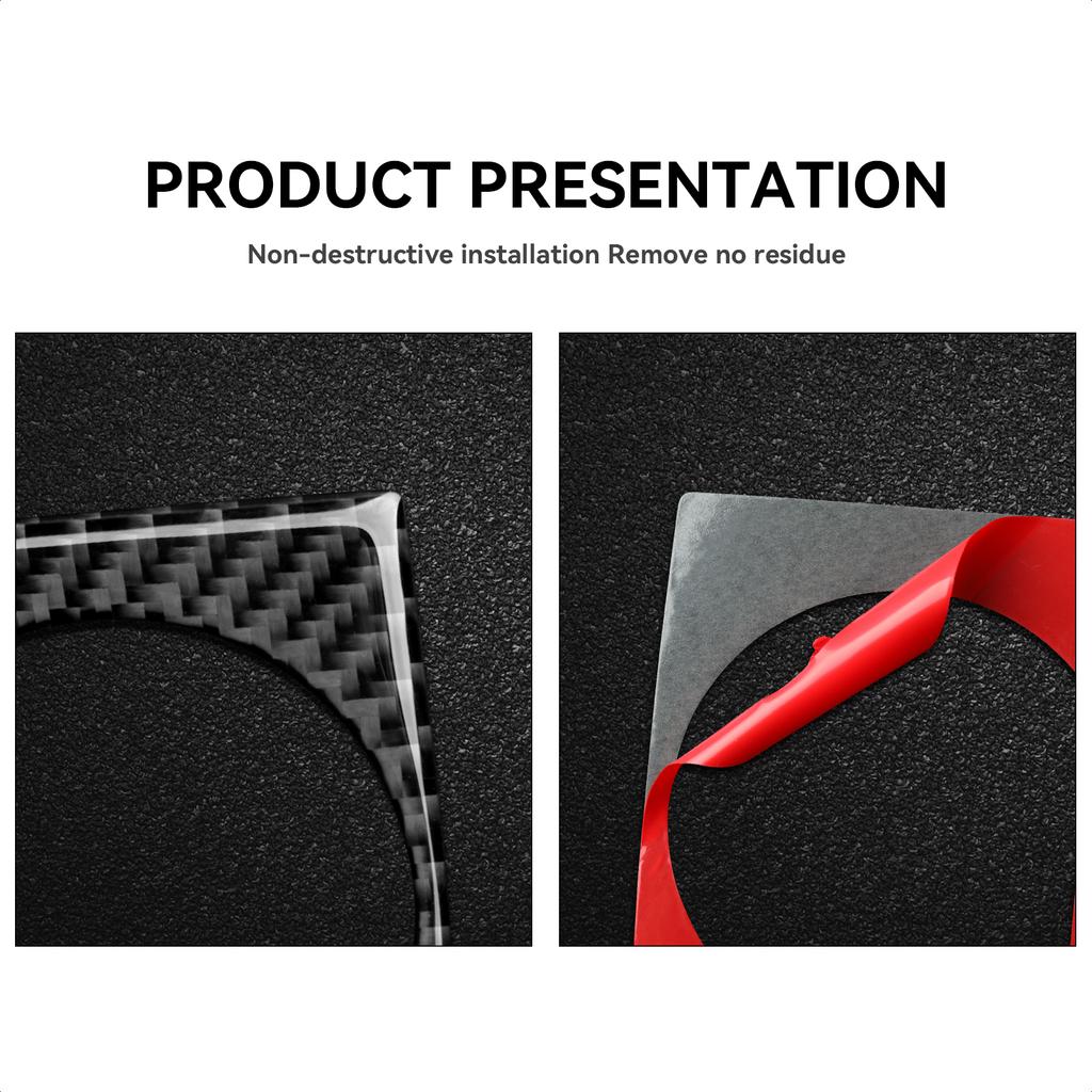 Wylot powietrza z tyłu samochodu Wykończenie odpowietrznika AC Wykończenie naklejki z włókna węglowego Wykończenie dla Alfa Romeo 159 Akcesoria 2004