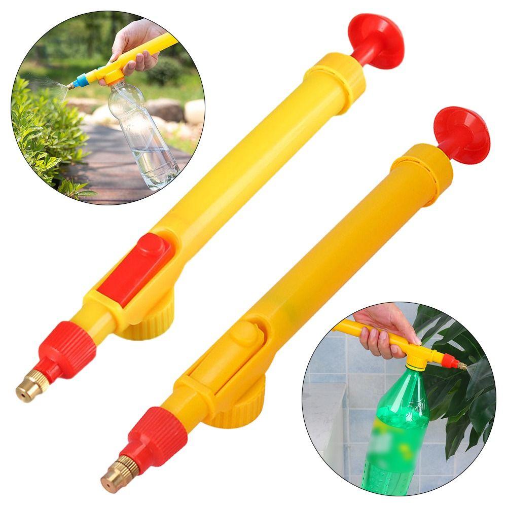 Adjustable Air Pump Sprayer Manual Watering Tool Fashion Drink Bottle Nozzle
