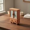 Miniature Storage Cabinet Functional Doors and Drawer Mini Cupboard Model Realistic Detail Dollhouse