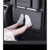 6-Pocket Car Seat Back Storage Bag Wear-Resistant Car Backseat Organizer Tissue/Cup Holder Waterproof Anti-Kick Pad