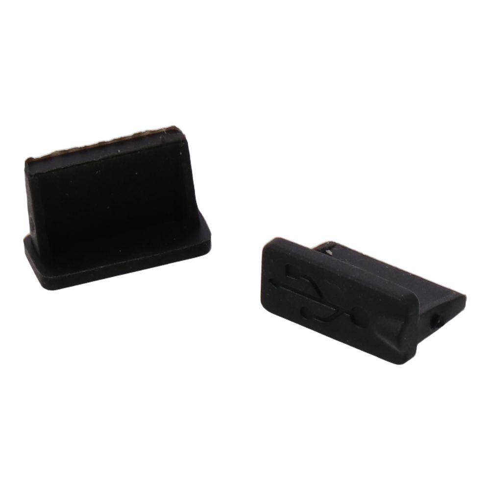 20 Pcs Black USB A Type Female Plugs Stopper Rubber USB Port Plugs Dust Cover