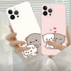 Cartoon Cute Cats TPU Silicone Case for IPhone 11 12 13 14 15 16 17 Pro Max Shockproof Clear Back Cover