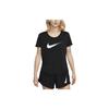 Nike Dri-FIT One Women'ss Logo Crewneck T-Shirt Black DX1026-010