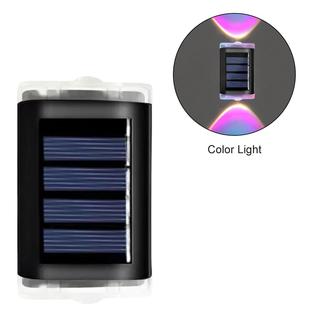 

Светодиодная солнечная лампа, уличные садовые светильники, светодиодные светильники на солнечной батарее, водонепроницаемый прожектор RGB, уличный ландшафт, балкон, декор