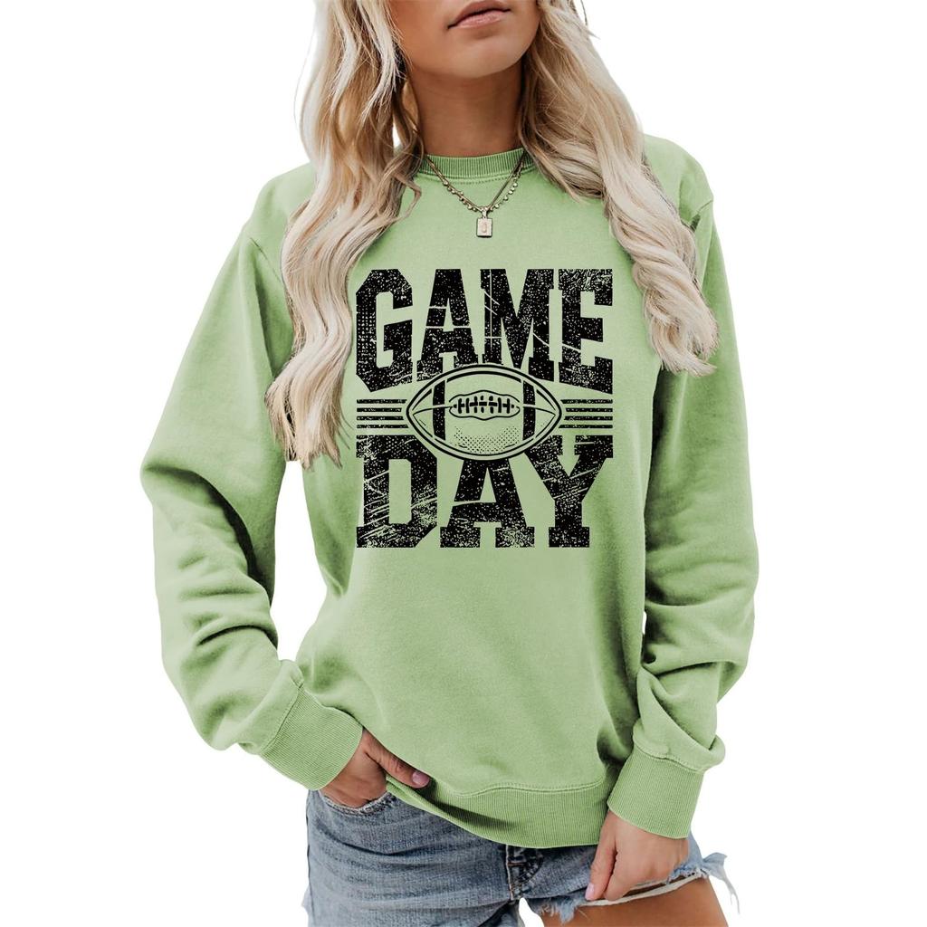 Unisex Fashion Printed Crewneck Sweatshirt, Long Sleeve Casual Pullover for Fall, Winter and Everyday Wear