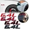 3D Metal 392 345 6.4L 5.7 Logo Badge Sticker Car Rear Trunk Side Fender Emblem Decal