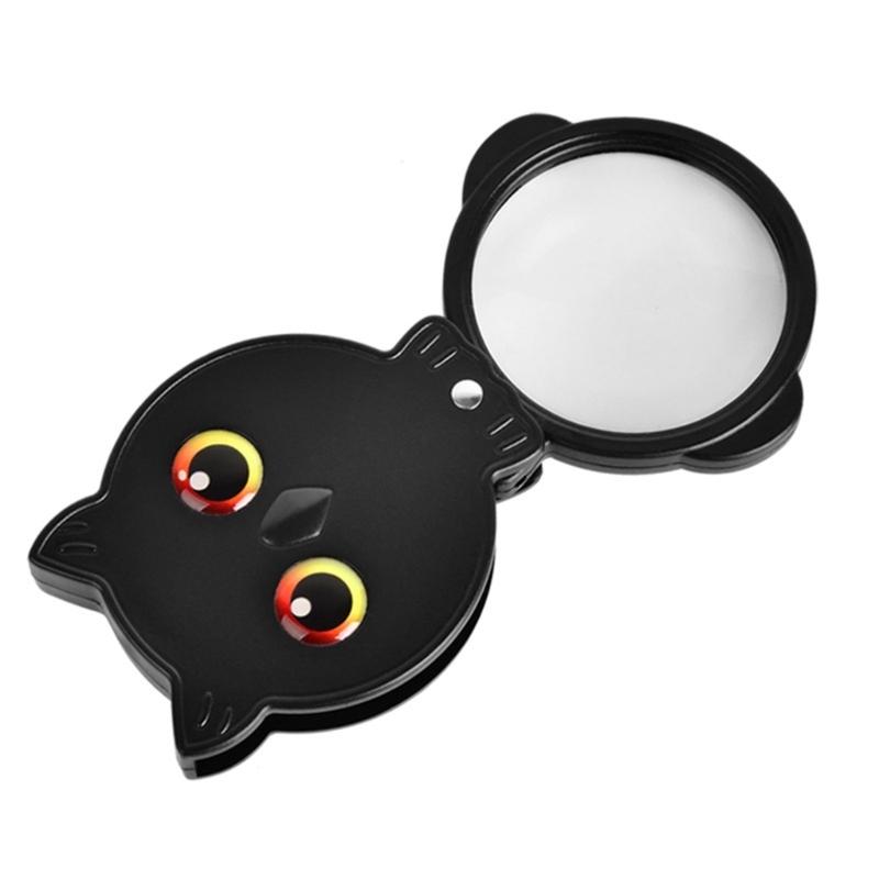 

Handheld Folding Reading Magnifying Glass 15X Jewelry Pocket Magnifying Glass Ideal for Aging Eye and Detailed Tasks чорний