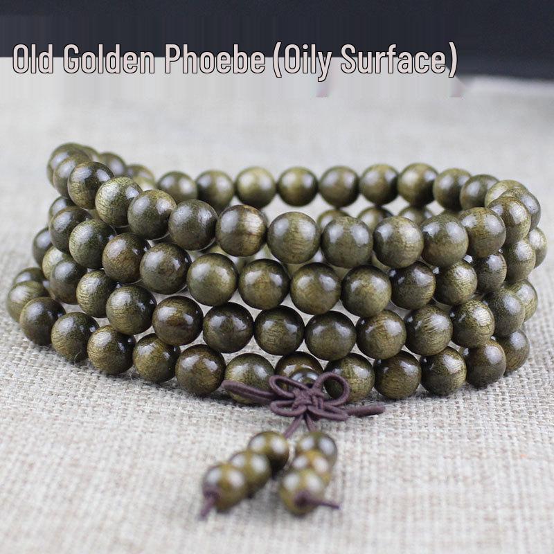 Wooden Sandalwood Buddhist Bead Bracelets - 108 Beads, Unisex Jewelry for Couples