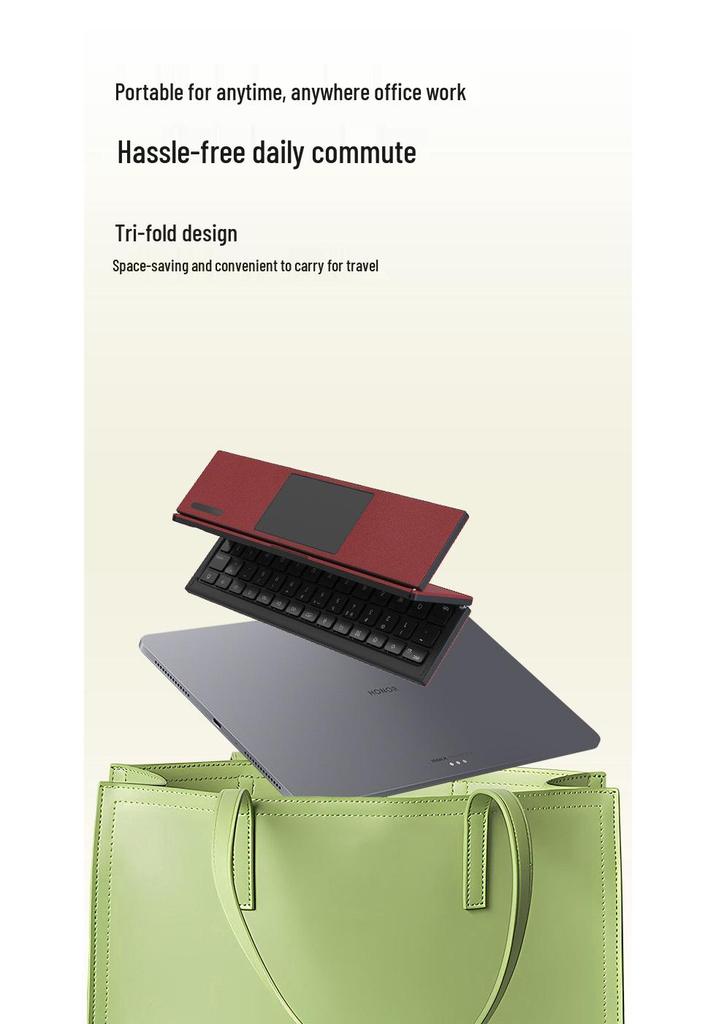 SANWA Wireless Bluetooth Foldable Touch Keyboard: Ultra-Thin & Lightweight, Universal Compatibility with iPad, Tablet, Phone, Computer