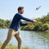 Fishing Spoon Lure Metal Bait Artificial Hard Bait Fishing Tackle for Long Distance Casting and Freshwater Saltwater Fishing