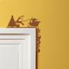 Metal Sleigh Decorative Wall Stickers - Transform your Christmas with these stickers. Ideal for festive decor and metal wall art