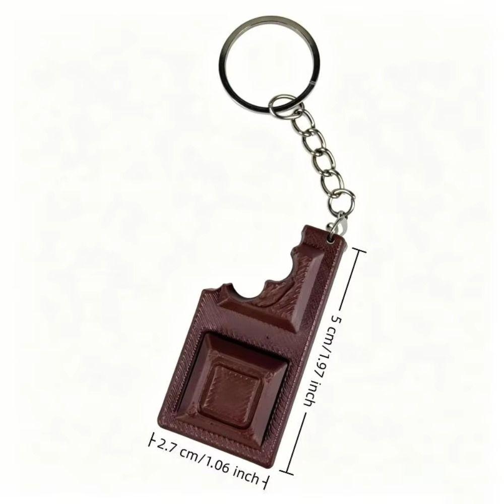 3D Printed Keyboard Fidget Toy Chocolate Design Fidget Keychain  Fidget Play