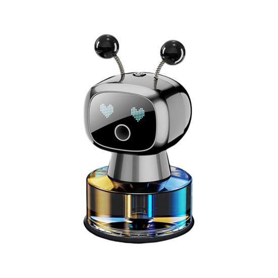 Smart Car Air Freshener Aromatherapy 3 Modes Adjustable Long-Lasting Fragrance Robot-Shaped Design Essential