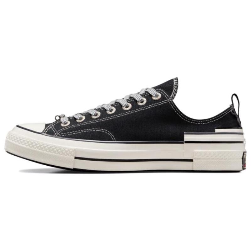 

Converse Chuck 70 Hacked Heel Comfortable Daily Wear-resistant Lightweight Low-top Canvas Shoes Unisex Black 37.5 чёрный