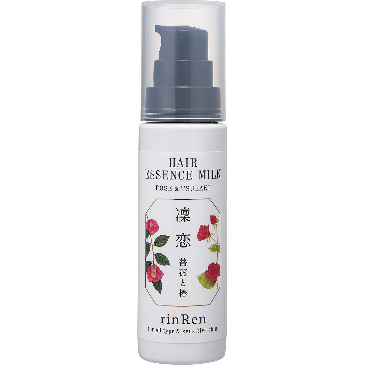 

RinRen RinRen Remedial Hair Essence Milk Type Dry Rose Camellia 100ml Liquid 100ml Additive-free Non-Silicone [Non-Rinse Damage] & (x 1)