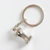 Pack of 5 Coffee Culture Symbolic Portafilter Keychain Espresso Machine Accessory Bag Pendant Metal Texture for Gifting